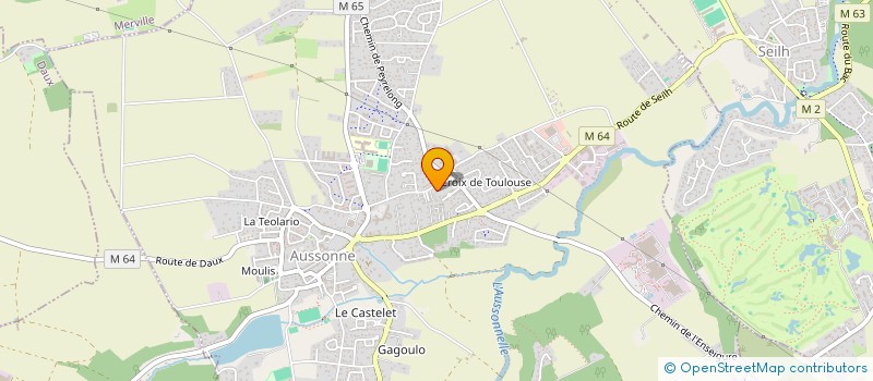 localisation de l'entreprise MONSIEUR CHRISTIAN BANCAUD à AUSSONNE