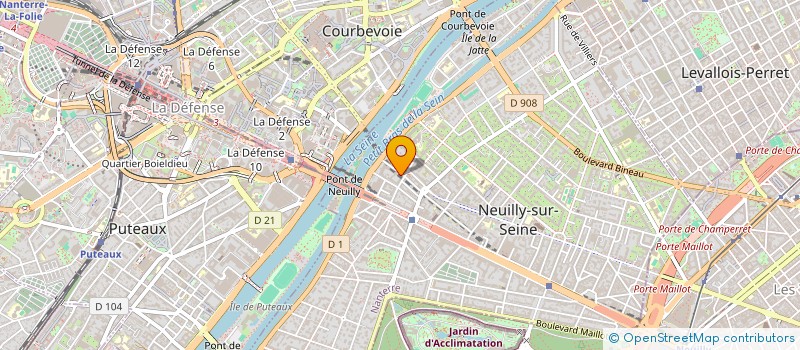 localisation de l'entreprise MONSIEUR CHRISTIAN BANDE à NEUILLY-SUR-SEINE