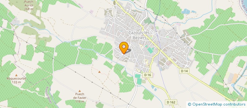 localisation de l'entreprise MONSIEUR CHRISTIAN BANEL  CAZOULS-LES-BEZIERS