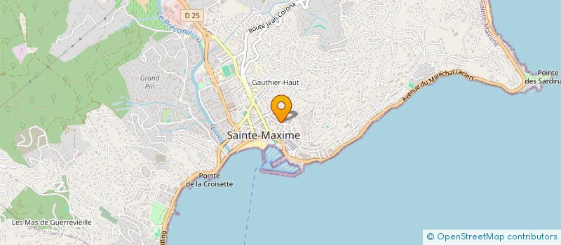 localisation de l'entreprise MONSIEUR CHRISTIAN BANET à SAINTE-MAXIME