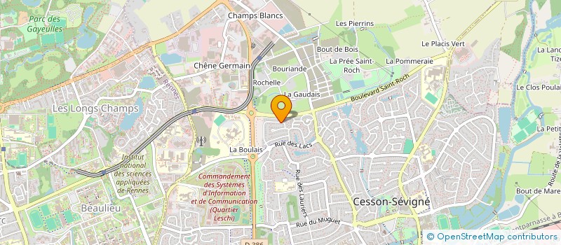 localisation de l'entreprise MONSIEUR CHRISTIAN BANTON à CESSON-SEVIGNE