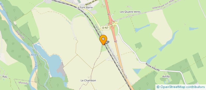 localisation de l'entreprise MONSIEUR CHRISTIAN BARBAT  TREVOL