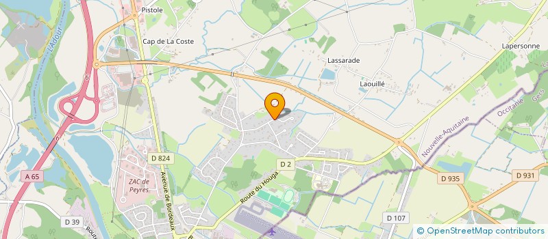 localisation de l'entreprise MONSIEUR CHRISTIAN BARBE à AIRE-SUR-L'ADOUR