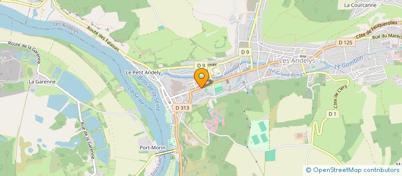 localisation de l'entreprise MONSIEUR CHRISTIAN BARBEAU  LES ANDELYS
