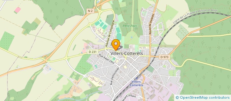 localisation de l'entreprise MONSIEUR CHRISTIAN BARBIER  VILLERS-COTTERETS