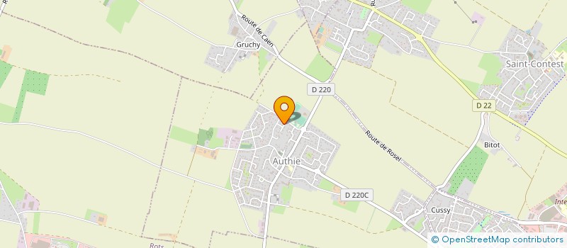 localisation de l'entreprise MONSIEUR CHRISTIAN BARBIER  AUTHIE