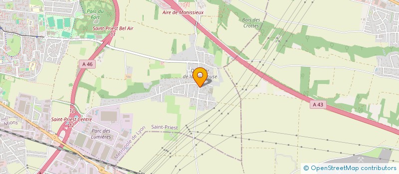 localisation de l'entreprise MONSIEUR CHRISTIAN BARBOSA  SAINT-PRIEST