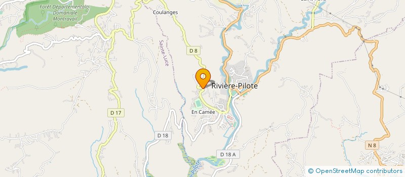 localisation de l'entreprise MONSIEUR CHRISTIAN BARBOT  RIVIERE PILOTE