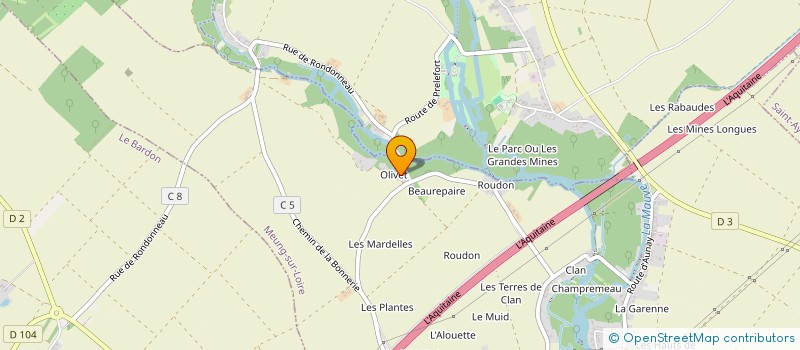 localisation de l'entreprise MONSIEUR CHRISTIAN BARBOTIN à MEUNG-SUR-LOIRE