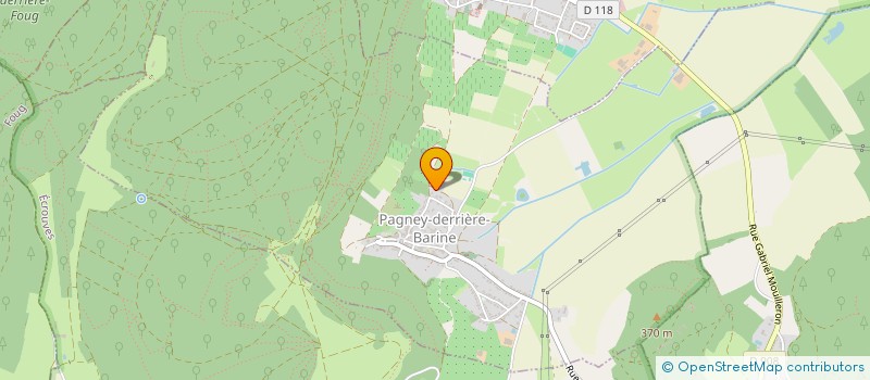 localisation de l'entreprise MONSIEUR CHRISTIAN BARDIN  PAGNEY-DERRIERE-BARINE