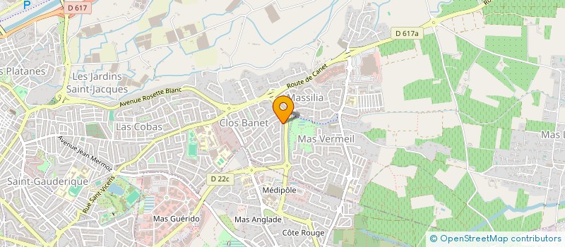 localisation de l'entreprise MONSIEUR CHRISTIAN BARELIER  PERPIGNAN