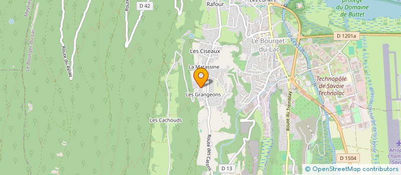 localisation de l'entreprise MONSIEUR CHRISTIAN BARILLOT  LE BOURGET-DU-LAC