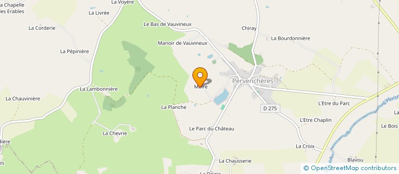 localisation de l'entreprise MONSIEUR CHRISTIAN BARLUET à PERVENCHERES