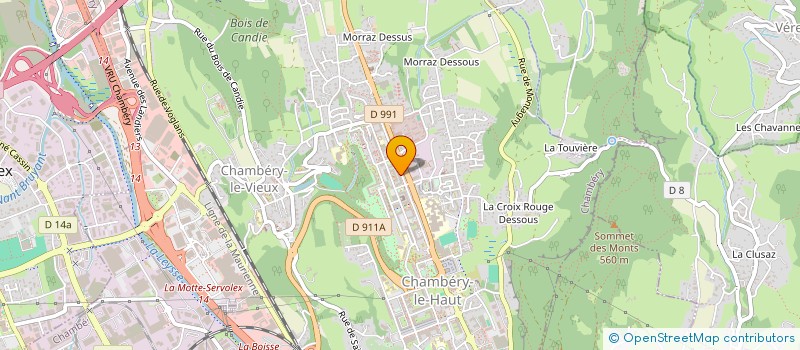 localisation de l'entreprise MONSIEUR CHRISTIAN BARNAVON à CHAMBERY