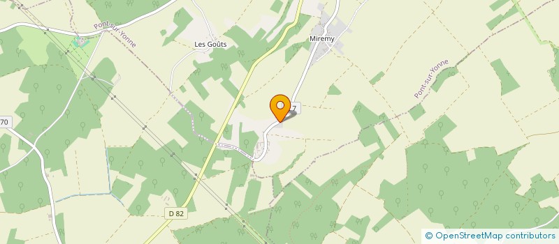 localisation de l'entreprise MONSIEUR CHRISTIAN BARONNAT  PONT-SUR-YONNE