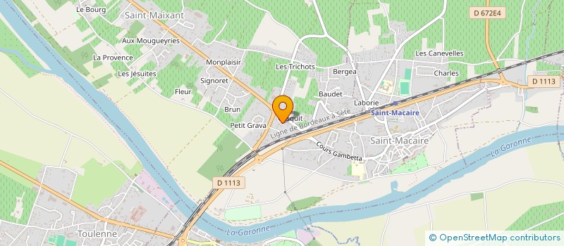 localisation de l'entreprise MONSIEUR CHRISTIAN BARRERE  SAINT-MAIXANT