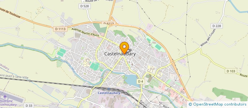 localisation de l'entreprise MONSIEUR CHRISTIAN BARRIE  CASTELNAUDARY