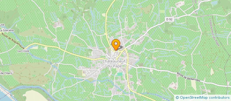 localisation de l'entreprise MONSIEUR CHRISTIAN BARROT  CHATEAUNEUF-DU-PAPE