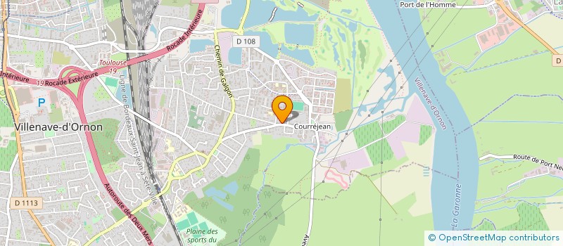 localisation de l'entreprise MONSIEUR CHRISTIAN BARROUILLE  VILLENAVE-D'ORNON