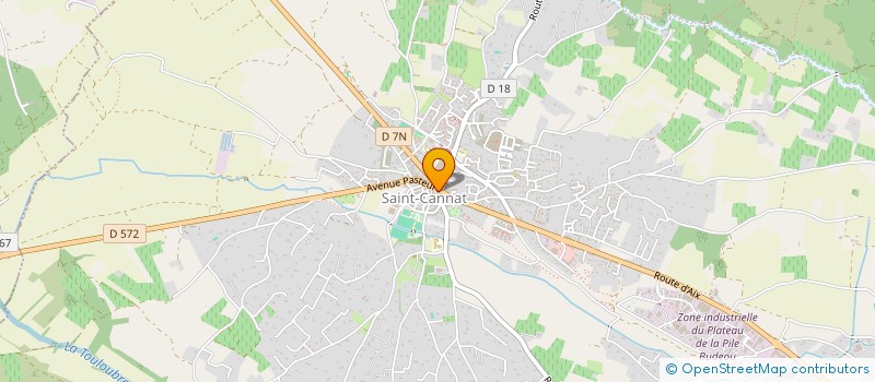 localisation de l'entreprise MONSIEUR CHRISTIAN BARSE  SAINT-CANNAT