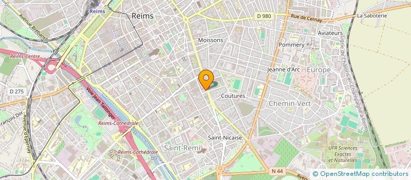 localisation de l'entreprise MONSIEUR CHRISTIAN BARTHELEMY  REIMS