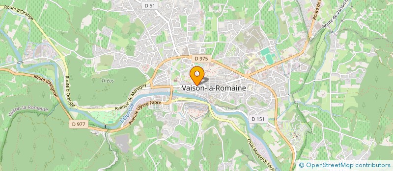 localisation de l'entreprise MONSIEUR CHRISTIAN BARTHES  VAISON-LA-ROMAINE