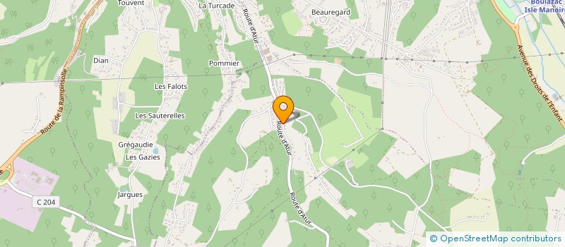 localisation de l'entreprise MONSIEUR CHRISTIAN BARUCCHI  BOULAZAC ISLE MANOIRE