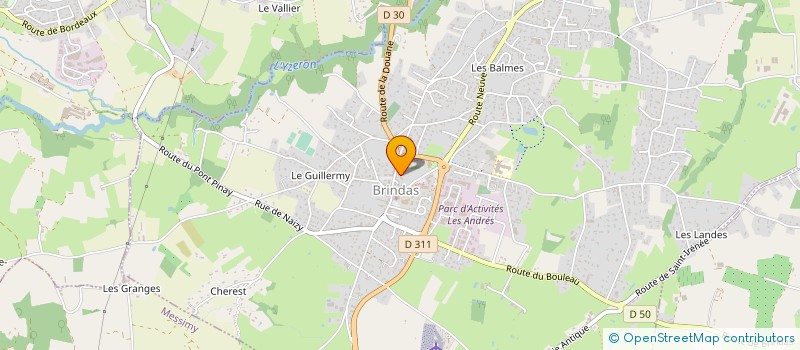 localisation de l'entreprise MONSIEUR CHRISTIAN BAS à BRINDAS
