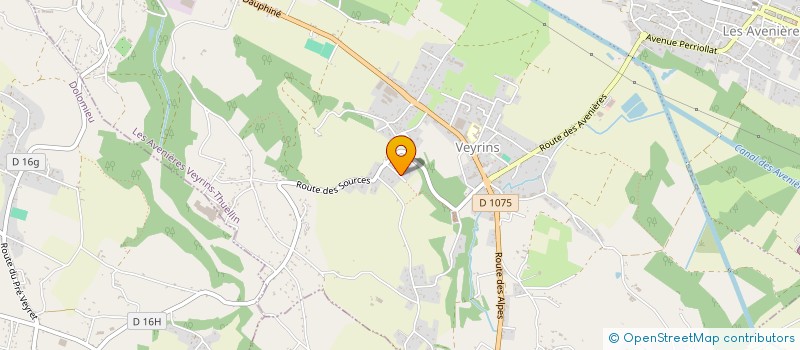 localisation de l'entreprise MONSIEUR CHRISTIAN BASQUIN  LES AVENIERES VEYRINS-THUELLIN