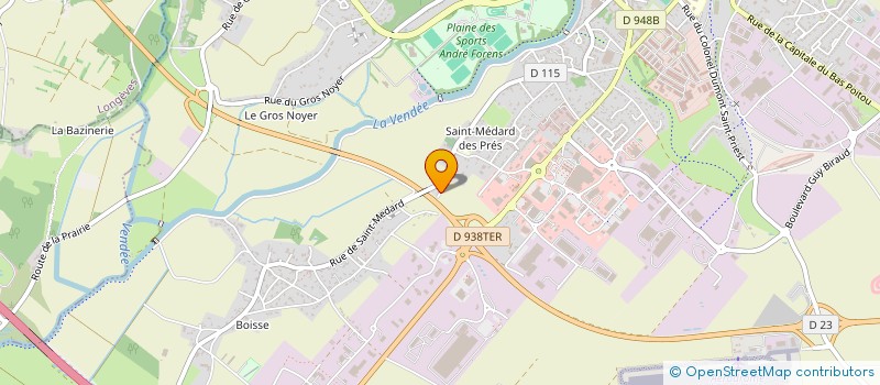 localisation de l'entreprise MONSIEUR CHRISTIAN BASSEZ à FONTENAY-LE-COMTE