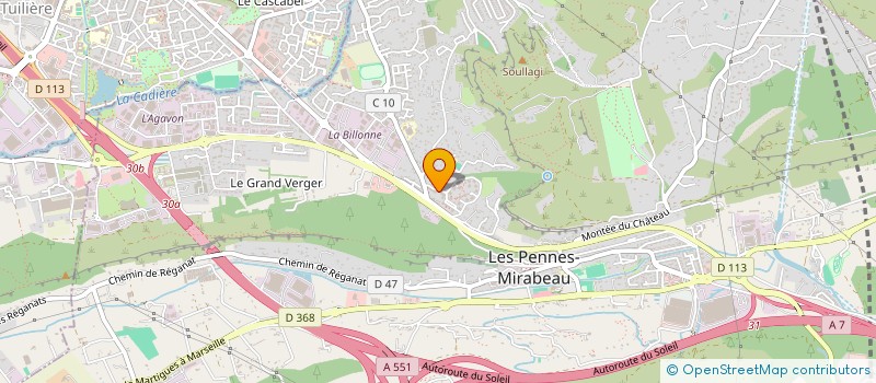 localisation de l'entreprise MONSIEUR CHRISTIAN BASSO CUMUNEL à LES PENNES-MIRABEAU