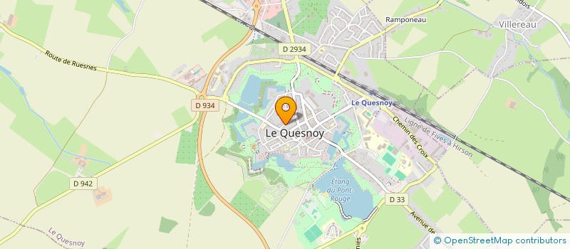 localisation de l'entreprise MONSIEUR CHRISTIAN BASUYAU  LE QUESNOY