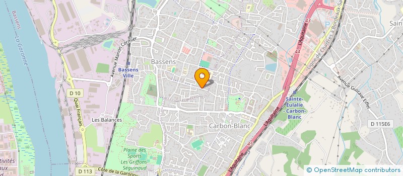 localisation de l'entreprise MONSIEUR CHRISTIAN BATASSI  BASSENS