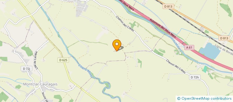 localisation de l'entreprise MONSIEUR CHRISTIAN BATISTE  AVIGNONET-LAURAGAIS