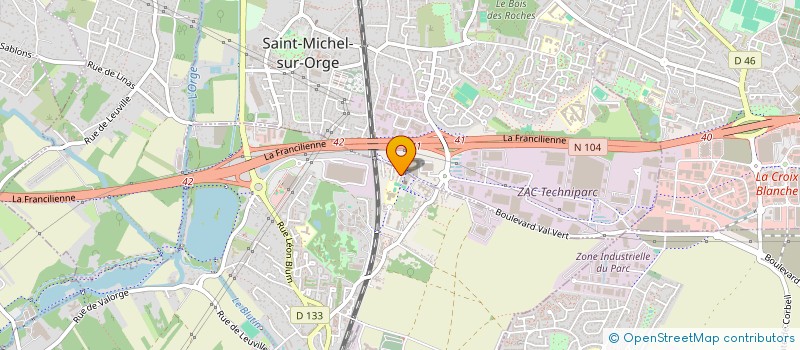 localisation de l'entreprise MONSIEUR CHRISTIAN BAUD  ETAMPES