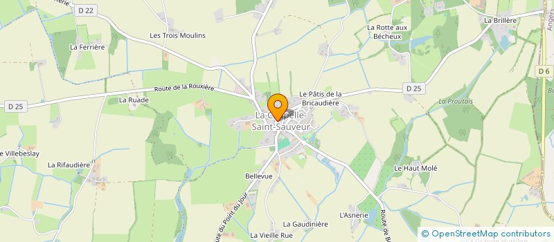 localisation de l'entreprise MONSIEUR CHRISTIAN BAUDOIN à LOIREAUXENCE