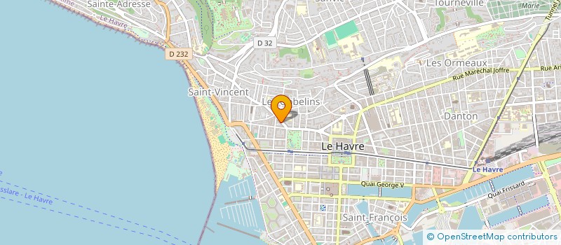 localisation de l'entreprise MONSIEUR CHRISTIAN BAUDOUIN à LE HAVRE