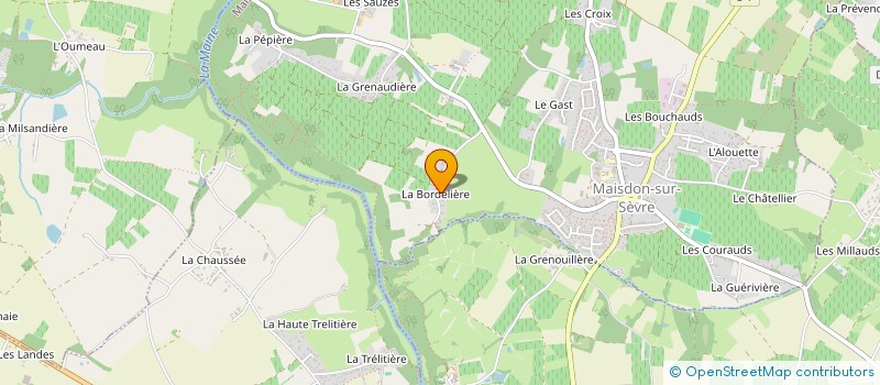 localisation de l'entreprise MONSIEUR CHRISTIAN BAUDRY à MAISDON-SUR-SEVRE