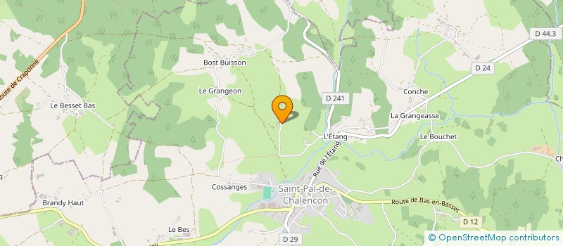 localisation de l'entreprise MONSIEUR CHRISTIAN BAYLE à SAINT PAL DE CHALENCON