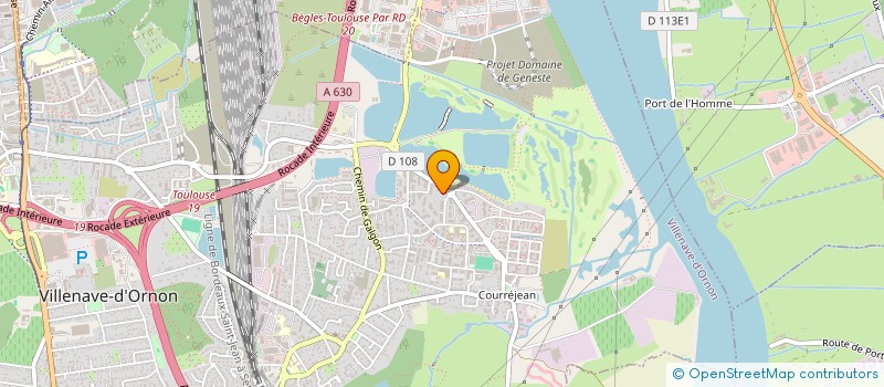 localisation de l'entreprise MONSIEUR CHRISTIAN BEATRIZ  VILLENAVE-D'ORNON