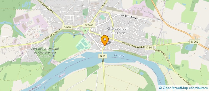 localisation de l'entreprise MONSIEUR CHRISTIAN BEAUDIN à VANNES-SUR-COSSON