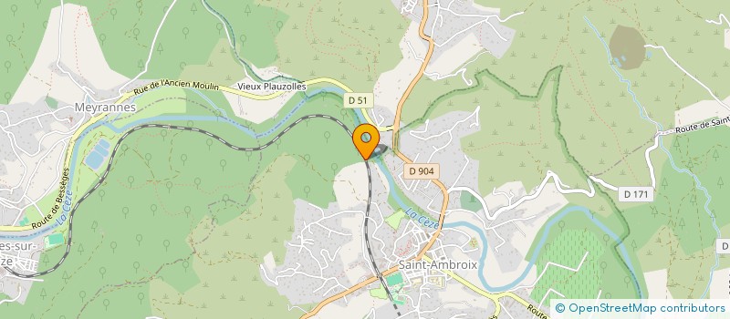 localisation de l'entreprise MONSIEUR CHRISTIAN BEAUDOU  SAINT-AMBROIX