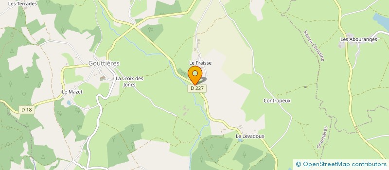 localisation de l'entreprise MONSIEUR CHRISTIAN BEAUFORT à GOUTTIERES