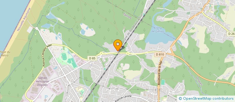 localisation de l'entreprise MONSIEUR CHRISTIAN BEBE  TARNOS