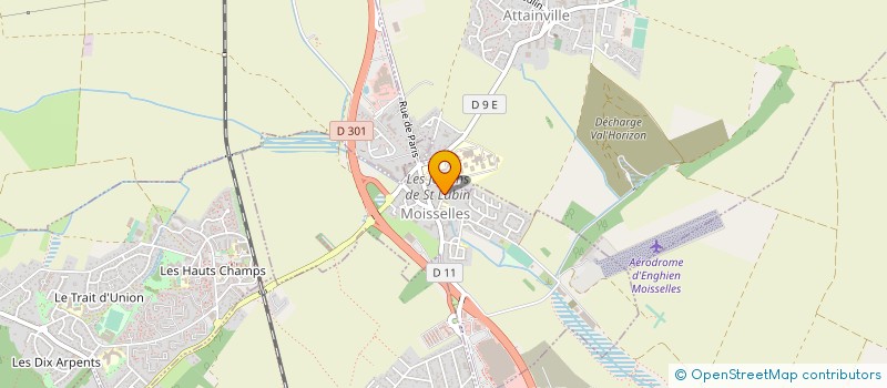 localisation de l'entreprise MONSIEUR CHRISTIAN BECHET à MOISSELLES