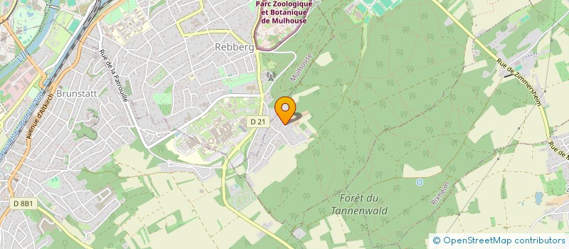 localisation de l'entreprise MONSIEUR CHRISTIAN BECK  RIEDISHEIM