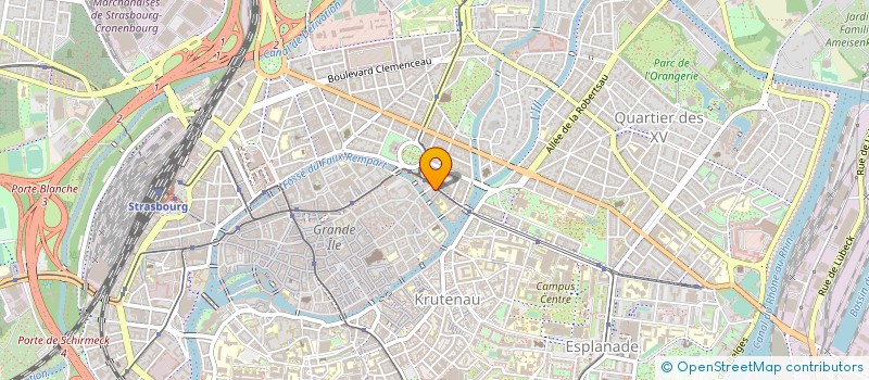 localisation de l'entreprise MONSIEUR CHRISTIAN BECKENDORF à STRASBOURG