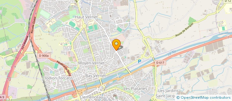 localisation de l'entreprise MONSIEUR CHRISTIAN BEDES  PERPIGNAN