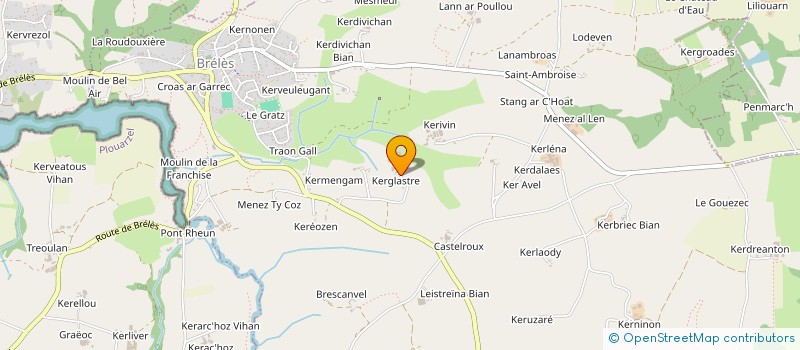 localisation de l'entreprise MONSIEUR CHRISTIAN BEGOC  BRELES