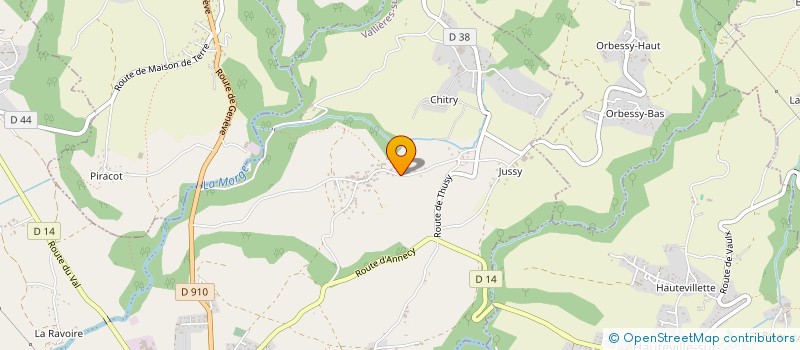 localisation de l'entreprise MONSIEUR CHRISTIAN BEL  VALLIERES-SUR-FIER